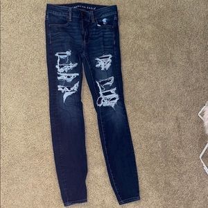 american eagle ripped jeans